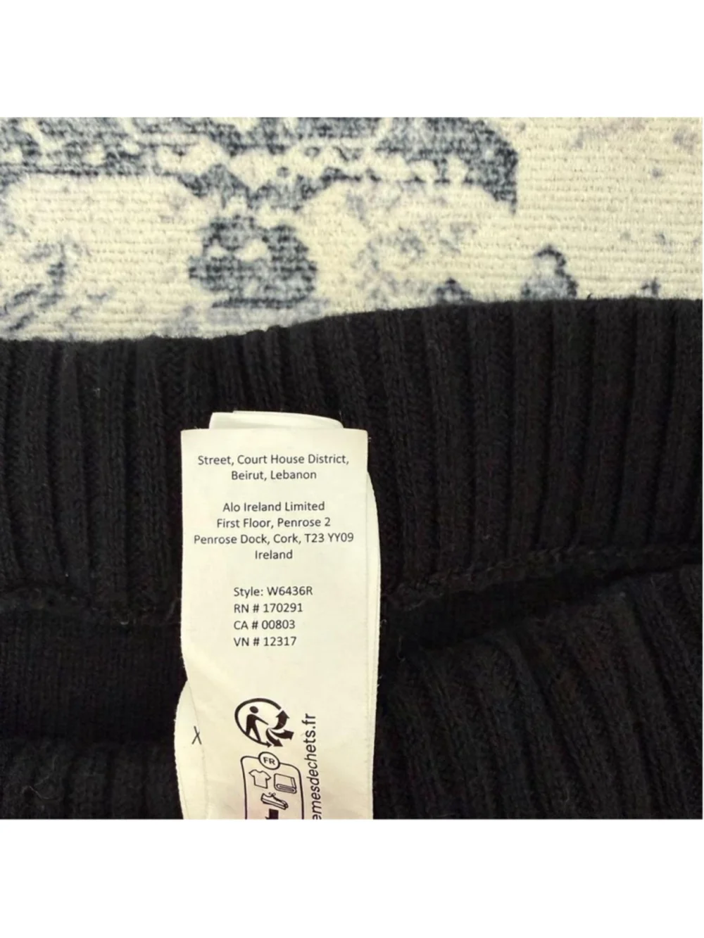 Alo Yoga Scholar Knit High-Waist Cotton Blend Short - Size XS